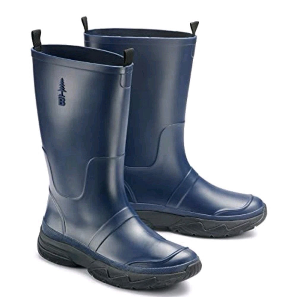 Men's Blue Rubber Boots Size Six